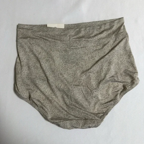 Warner's Brief Underwear Women's M/6 High Waist No Pinch Panty Beige Navy 2 pair - Picture 4 of 9